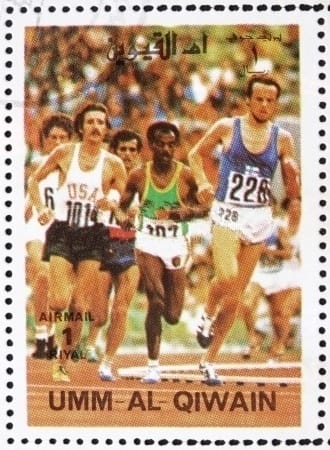 10k_at_1972_Olympics_Umm_al-Quwain_stamp